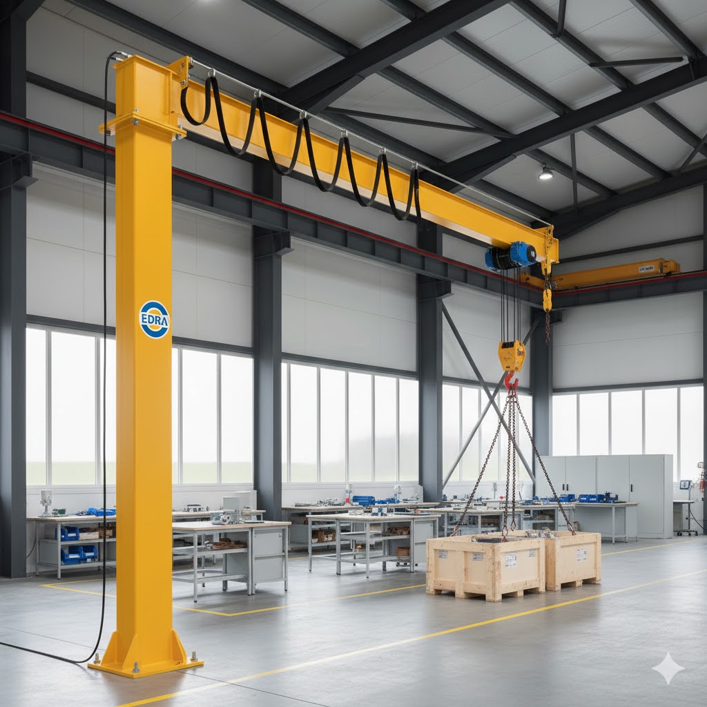 Grúa de brazo giratorio bandera EDRA