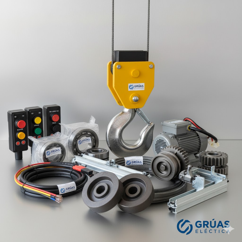 Refaccionamiento y mantenimiento de grúas industriales EDRA