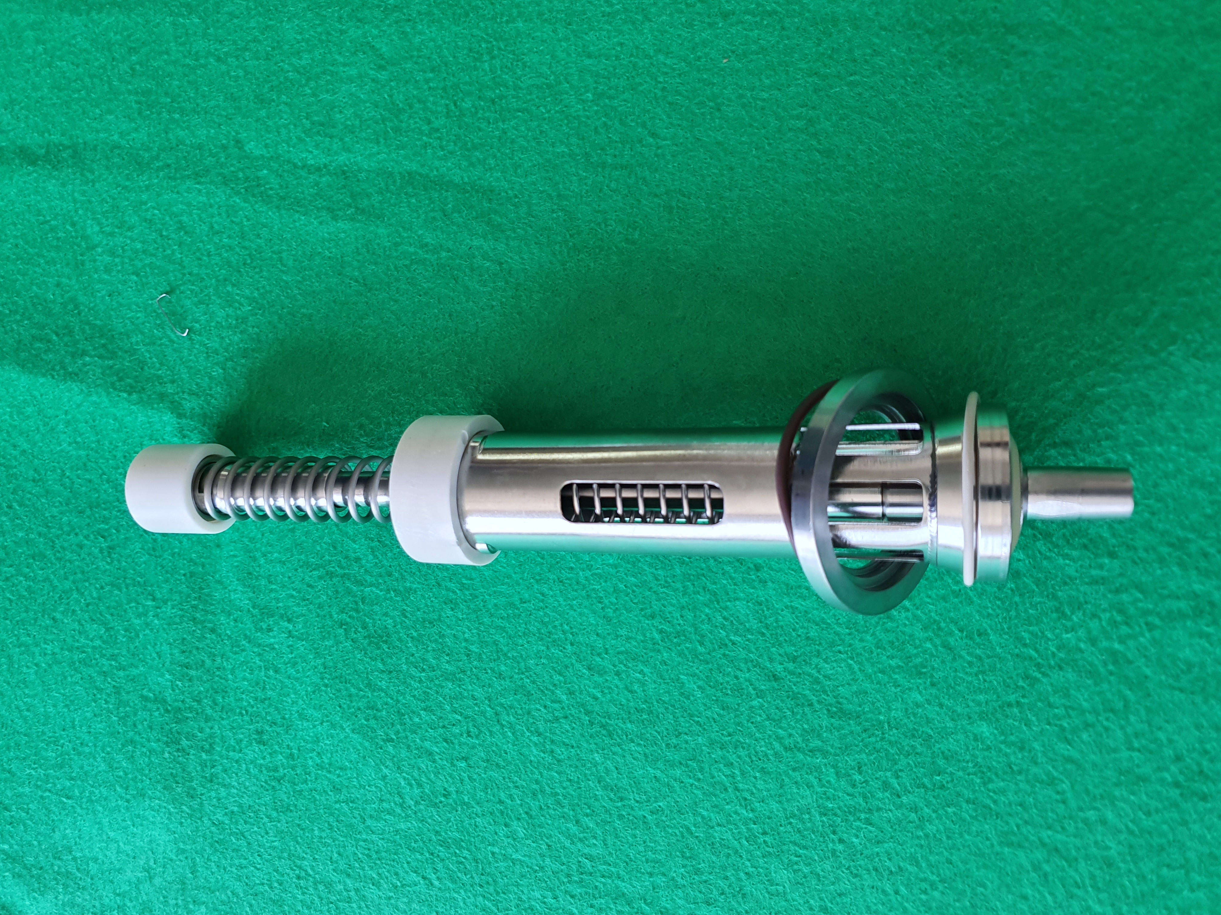 Eje con filtro industrial maquinado