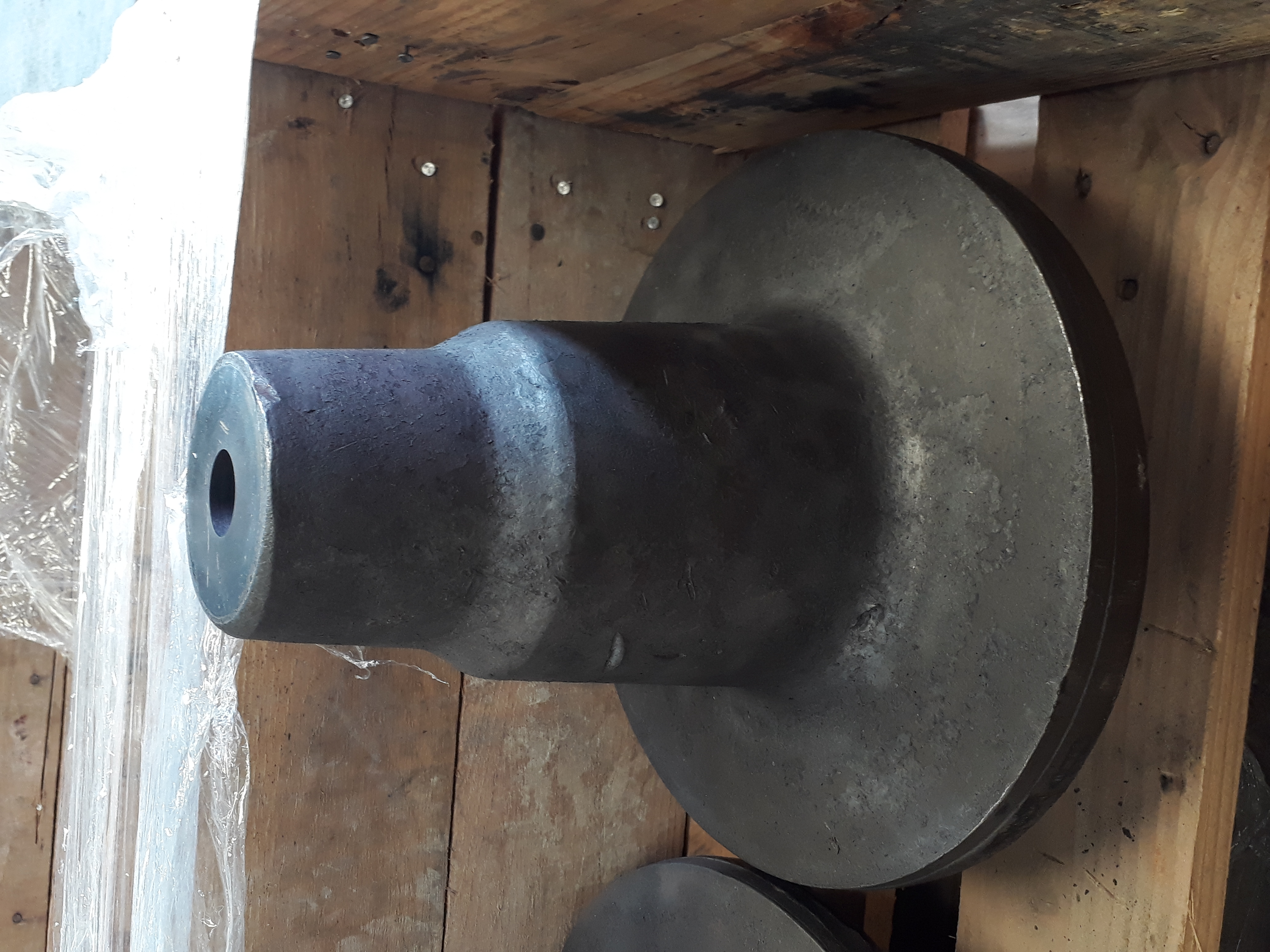 Brida con flange pulida CNC