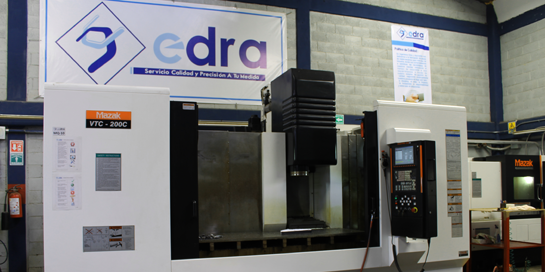 Vista general del taller de manufactura EDRA México
