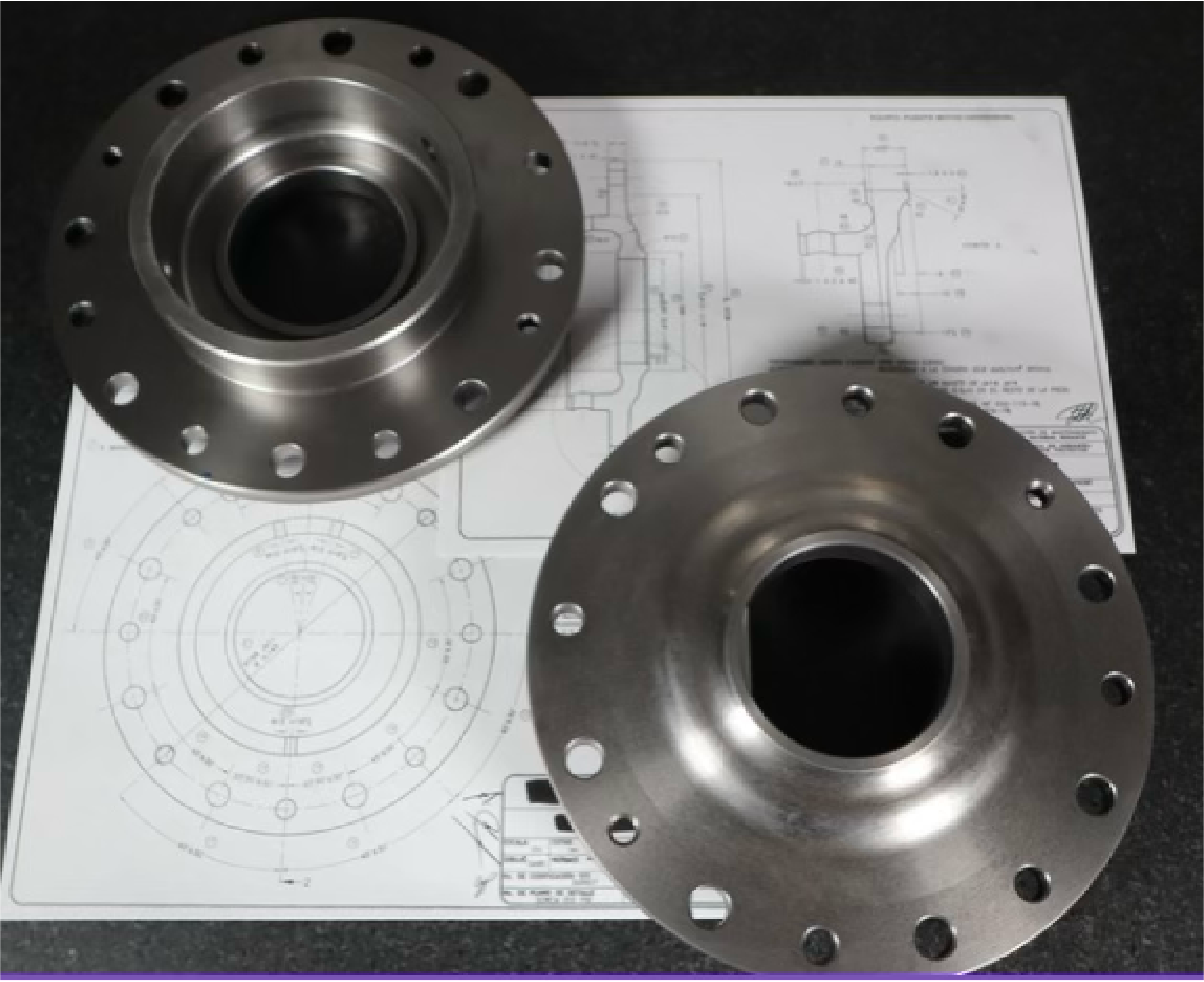 Piezas maquinadas a plano