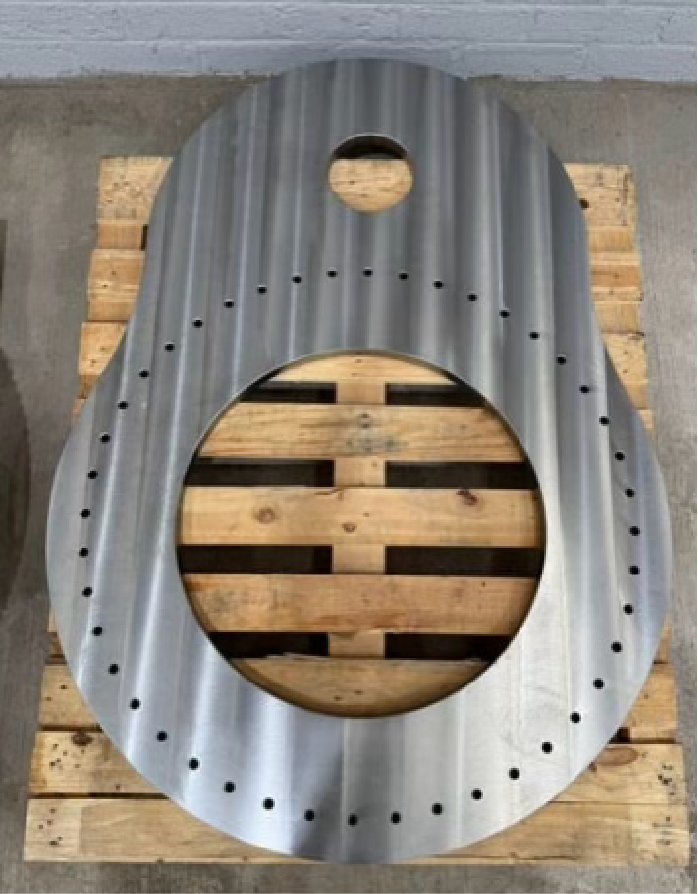 Placas maquinadas de precisión